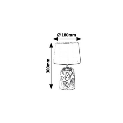 Rabalux 4548 - Bordlampe SONAL 1xE14/40W/230V