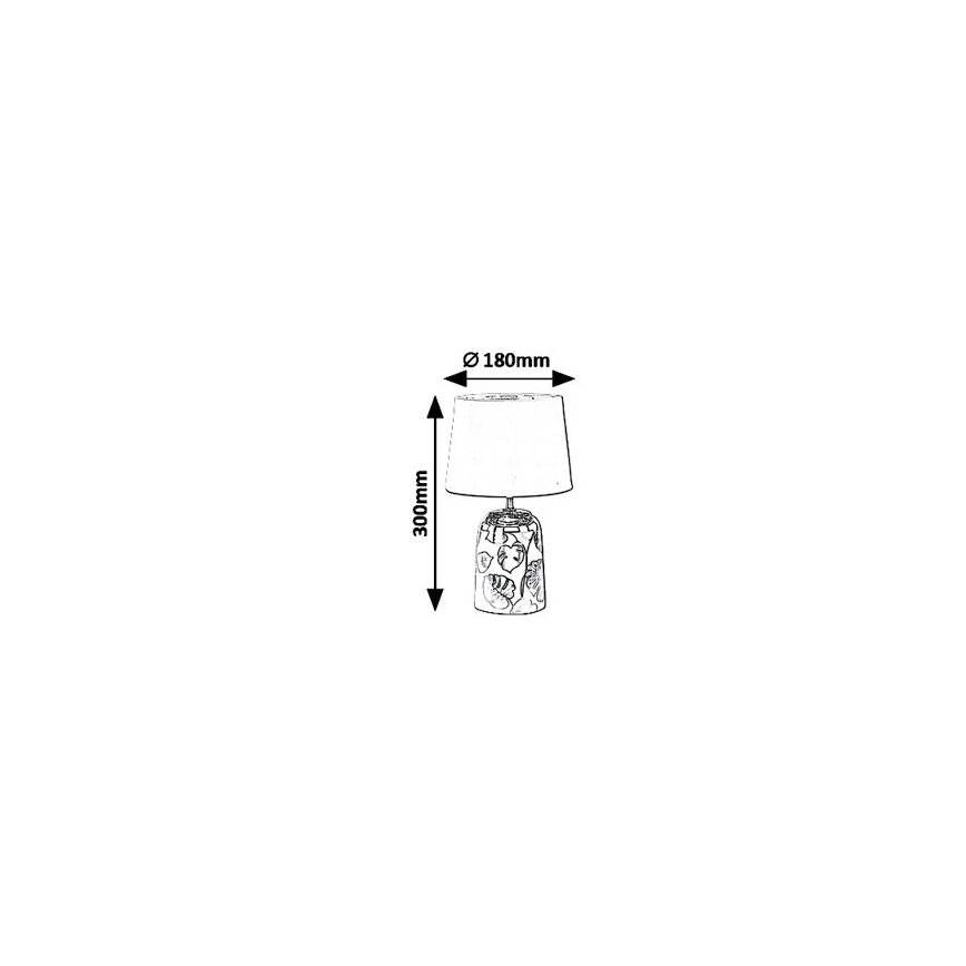 Rabalux 4548 - Bordlampe SONAL 1xE14/40W/230V