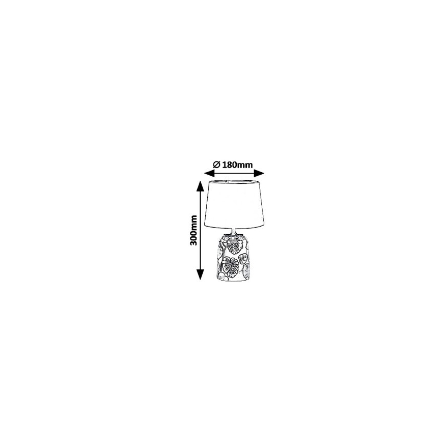 Rabalux 4549 - Bordlampe SONAL 1xE14/40W/230V