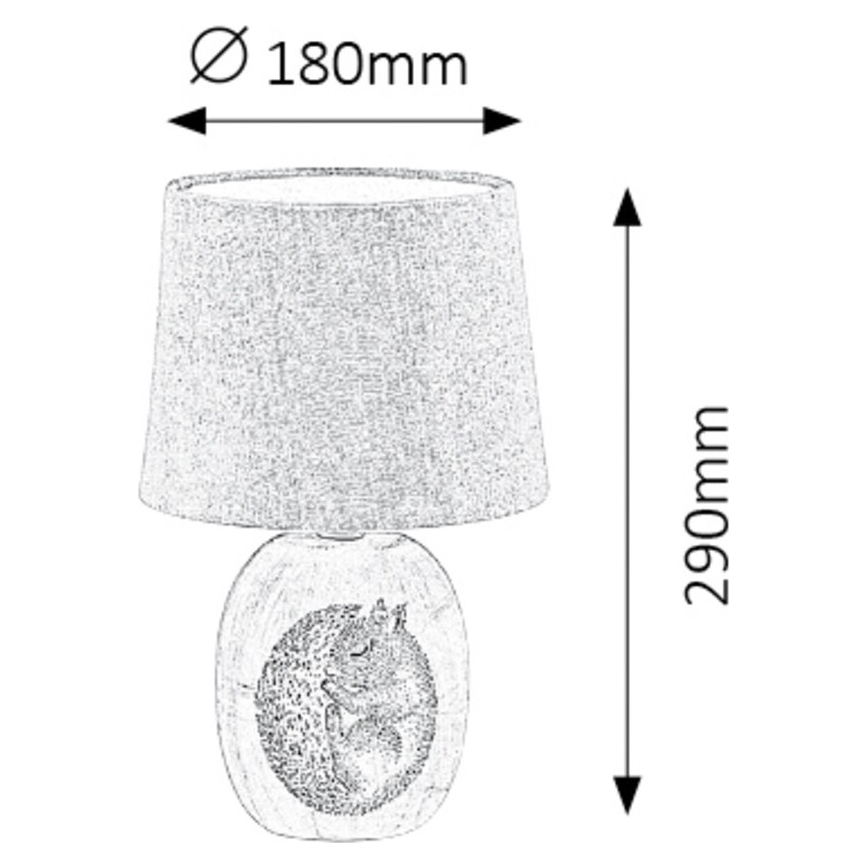 Rabalux - Chidren bordlampe 1xE14/40W/230V