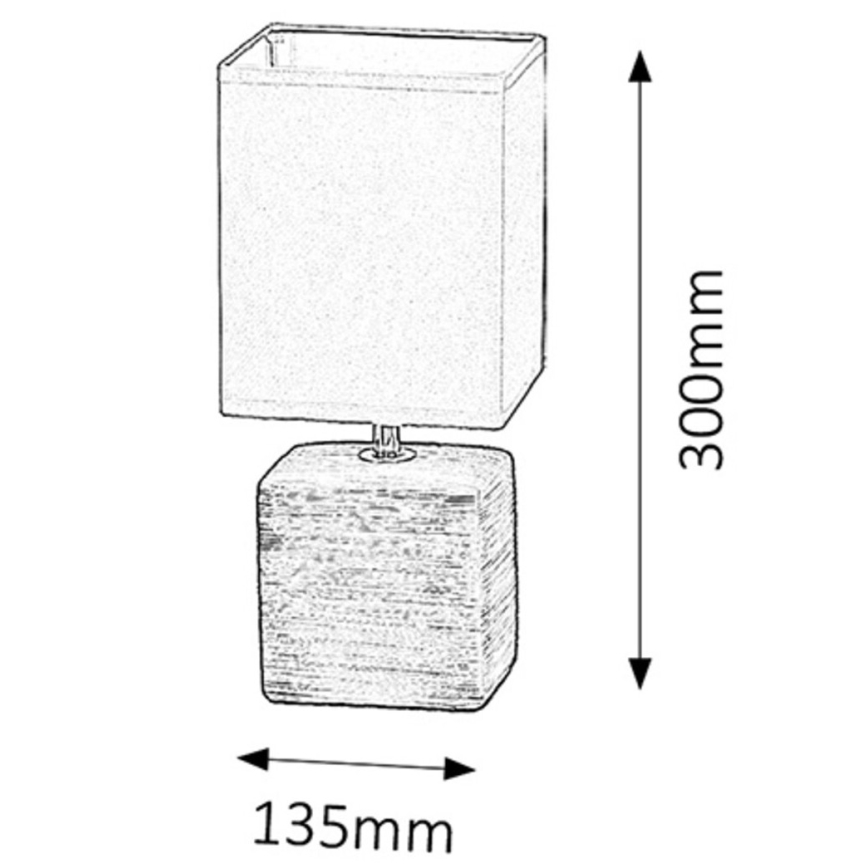 Rabalux - Bordlampe 1xE14/40W/230V