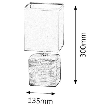 Rabalux - Bordlampe 1xE14/40W/230V