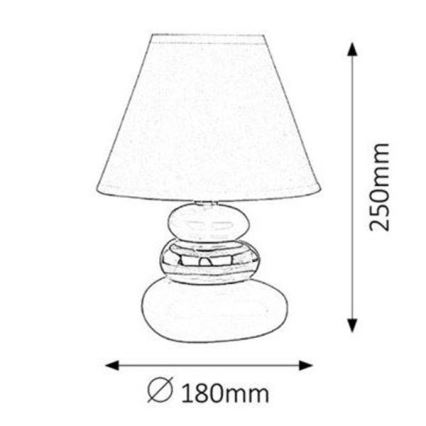 Rabalux - Bordlampe 1xE14/40W/230V