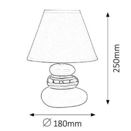 Rabalux - Bordlampe 1xE14/40W/230V