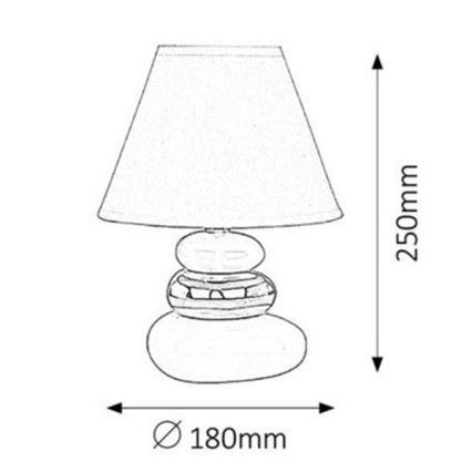 Rabalux - Bordlampe 1xE14/40W/230V