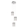 Rabalux 5044 - LED lysekrone i en snor ASTRELLA 3xLED/6W/230V