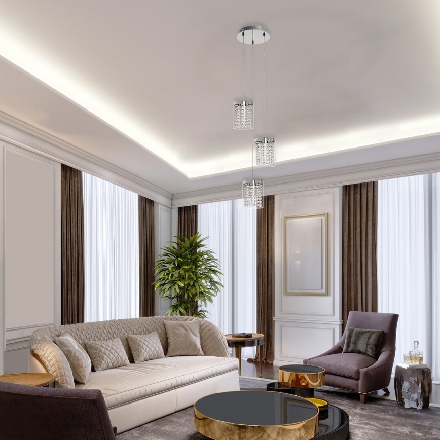 Rabalux 5044 - LED lysekrone i en snor ASTRELLA 3xLED/6W/230V