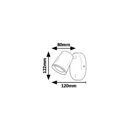 Rabalux 5045 - LED vægspot SOLANGE LED/6W/230V