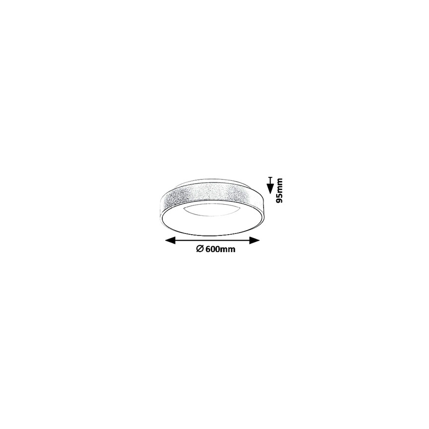 Rabalux 5053 - LED loftsbelysning CARMELA LED/50W/230V