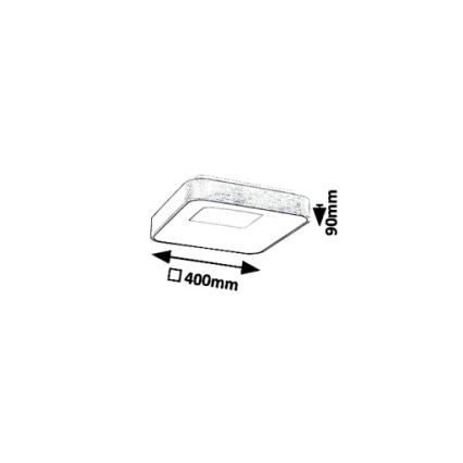 Rabalux - LED loftlampe CARMELA LED/30W/230V 40x40 cm