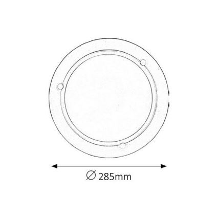 Rabalux - Loftlampe 1xE27/60W/230V