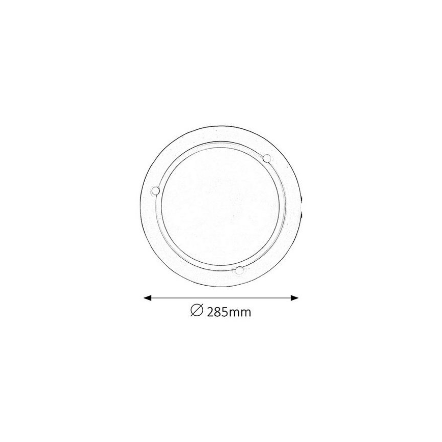 Rabalux - Loftlampe 1xE27/60W/230V diameter 28,5 cm