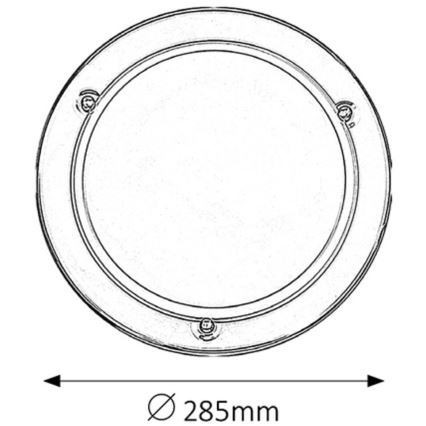 Rabalux - Loftlampe 1xE27/60W/230V