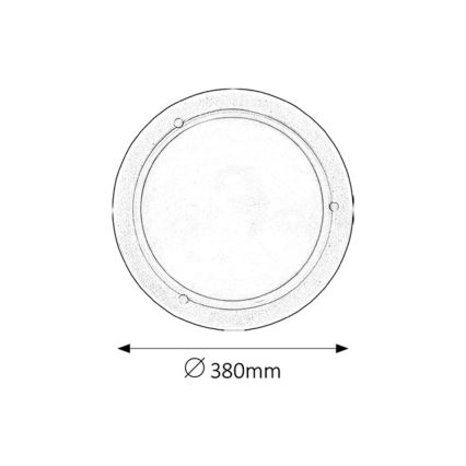 Rabalux - Loftlampe 2xE27/60W/230V diameter 38 cm