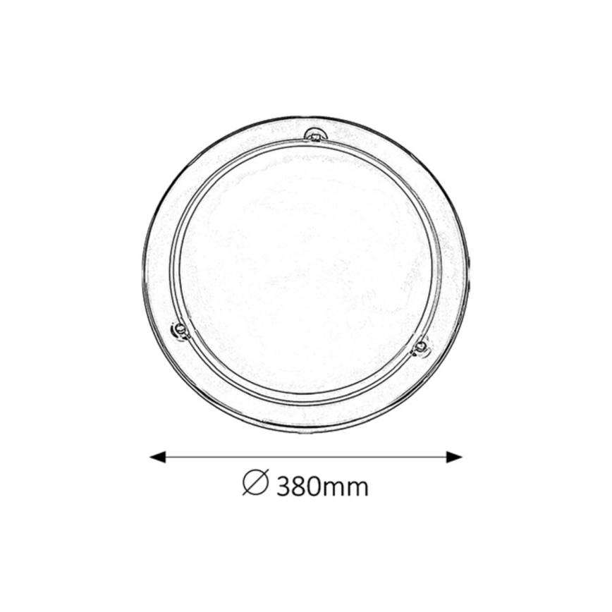 Rabalux - Loftlampe 2xE27/60W/230V