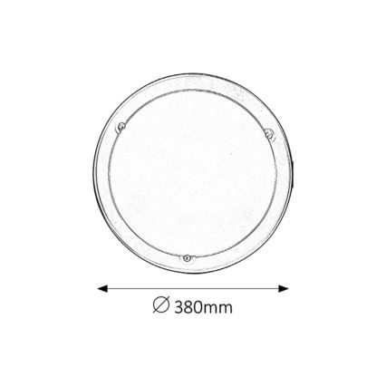 Rabalux - Loftlampe 2xE27/60W/230V diameter 38 cm