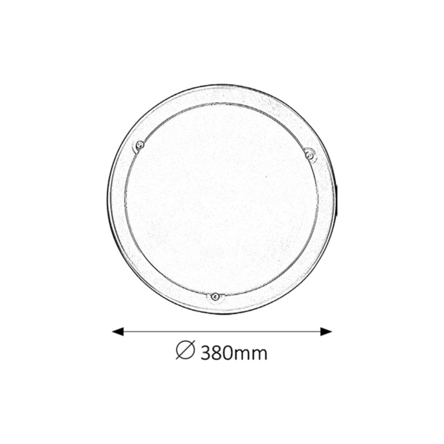 Rabalux - Loftlampe 2xE27/60W/230V diameter 38 cm