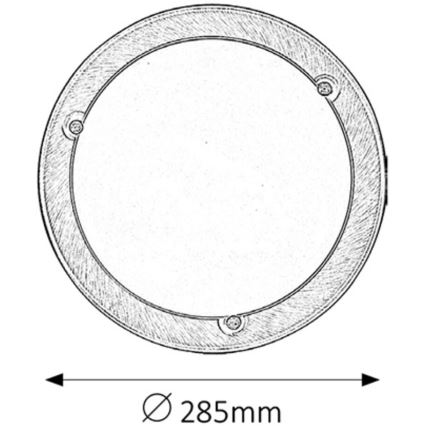 Rabalux - Loftlampe 1xE27/60W/230V diameter 28,5 cm