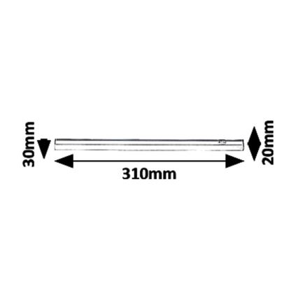 LED loftlampe LED/4W/230V