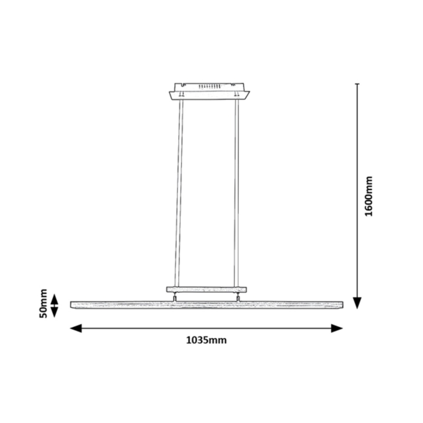 Rabalux - LED pendel dæmpbar LED/27W/230V