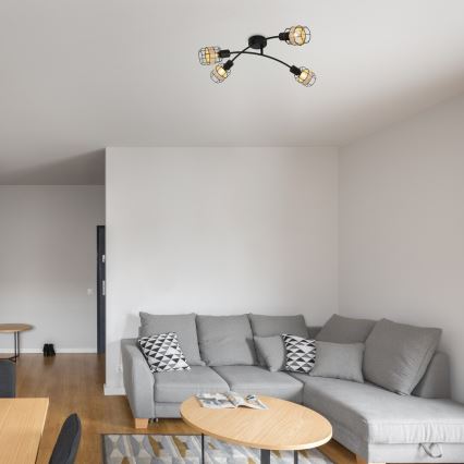 Rabalux - Loftlampe 4xE14/25W/230V