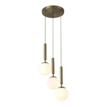 Rabalux 5352 - Lysekrone i en snor DIVINA 3xE14/9W/230V
