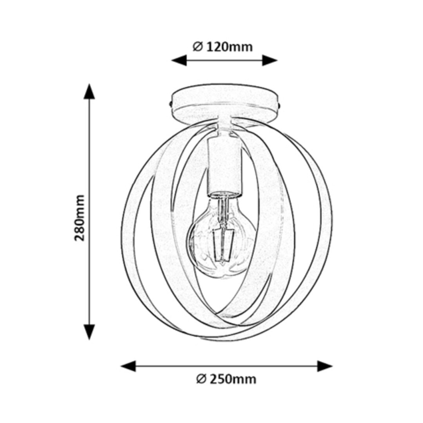 Rabalux - Bordlampe 1xE27/40W/230V