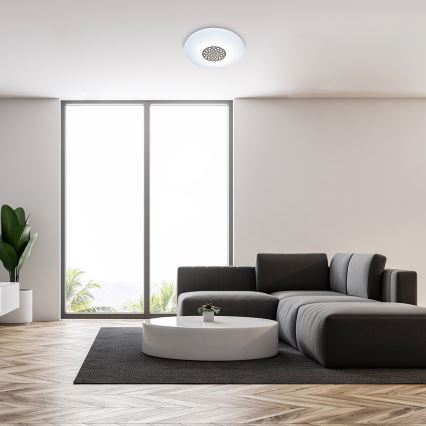 Rabalux - LED loftlampe dæmpbar RGB-farver LED/24W/230V 3000-6500K Wi-Fi Tuya diameter 39,5 cm + fjernbetjening