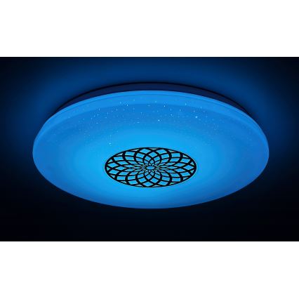 Rabalux - LED loftlampe dæmpbar RGB-farver LED/24W/230V 3000-6500K Wi-Fi Tuya diameter 39,5 cm + fjernbetjening