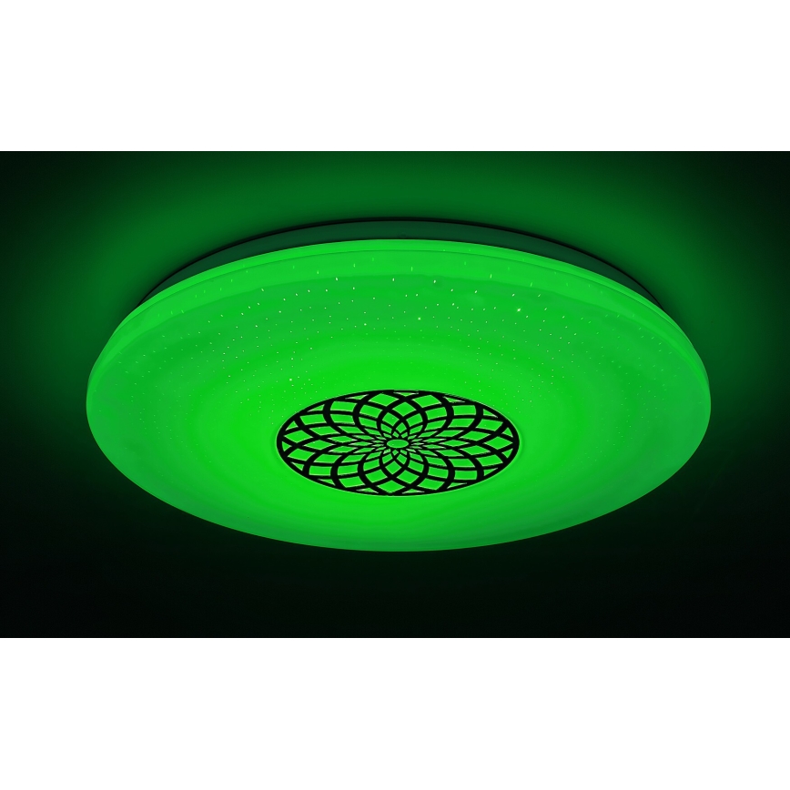 Rabalux - LED loftlampe dæmpbar RGB-farver LED/24W/230V 3000-6500K Wi-Fi Tuya diameter 39,5 cm + fjernbetjening