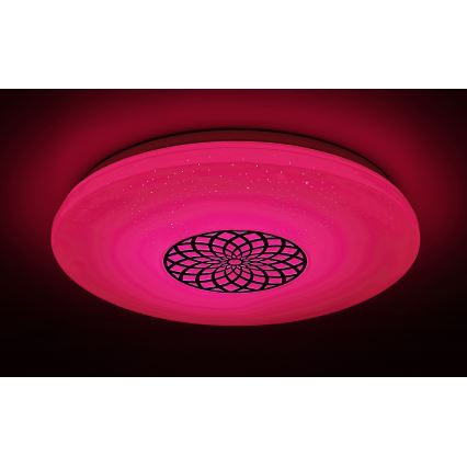 Rabalux - LED loftlampe dæmpbar RGB-farver LED/24W/230V 3000-6500K Wi-Fi Tuya diameter 39,5 cm + fjernbetjening