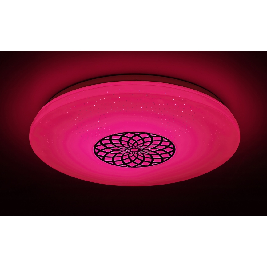 Rabalux - LED loftlampe dæmpbar RGB-farver LED/24W/230V 3000-6500K Wi-Fi Tuya diameter 39,5 cm + fjernbetjening