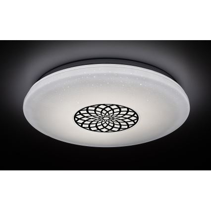 Rabalux - LED loftlampe dæmpbar RGB-farver LED/24W/230V 3000-6500K Wi-Fi Tuya diameter 39,5 cm + fjernbetjening