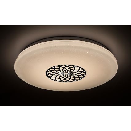 Rabalux - LED loftlampe dæmpbar RGB-farver LED/24W/230V 3000-6500K Wi-Fi Tuya diameter 39,5 cm + fjernbetjening