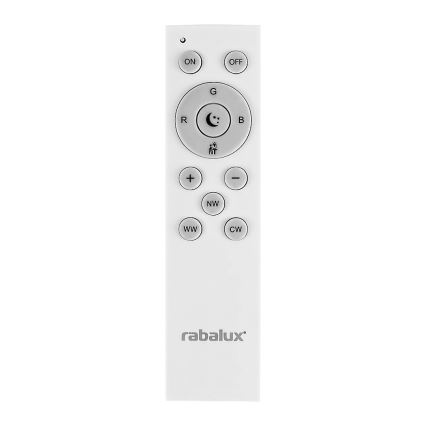 Rabalux - LED loftlampe dæmpbar RGB-farver LED/24W/230V 3000-6500K Wi-Fi Tuya diameter 39,5 cm + fjernbetjening