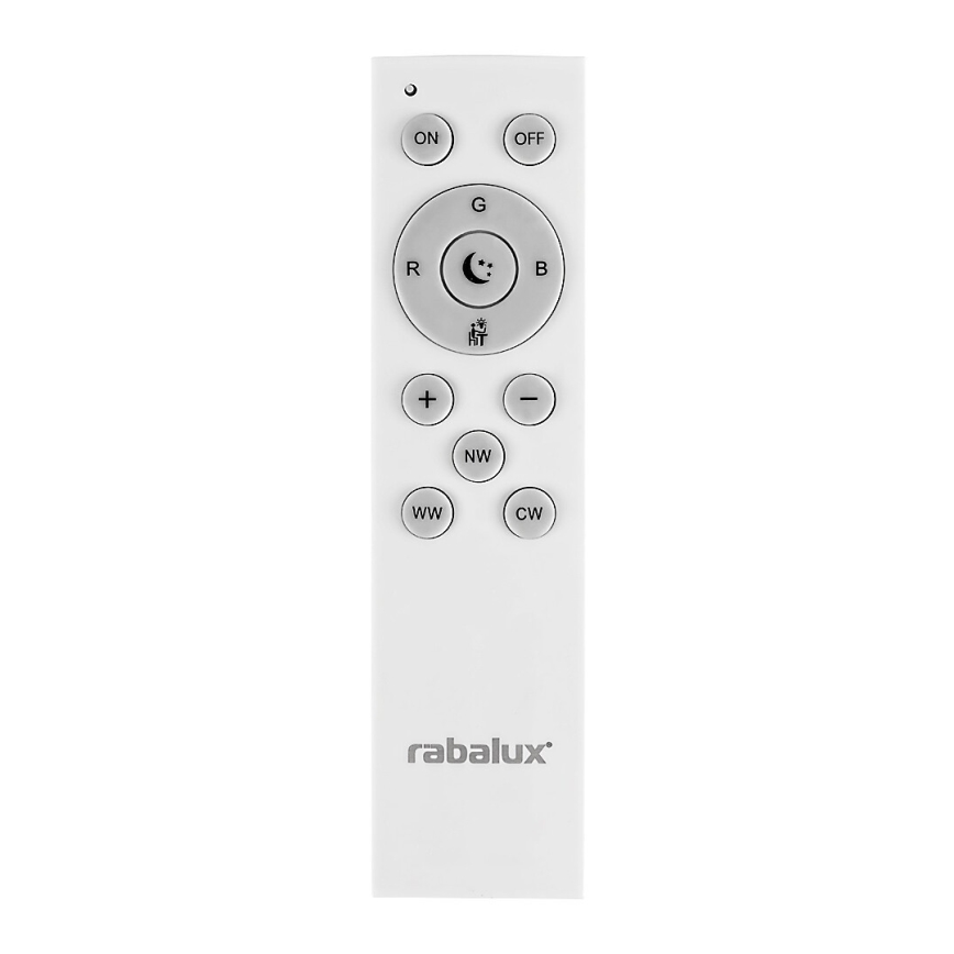 Rabalux - LED loftlampe dæmpbar RGB-farver LED/24W/230V 3000-6500K Wi-Fi Tuya diameter 39,5 cm + fjernbetjening
