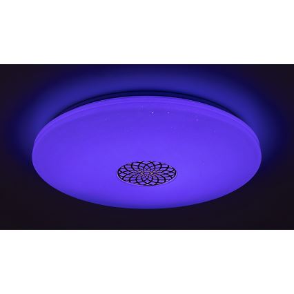 Rabalux - LED loftlampe dæmpbar RGB-farver LED/40W/230V 3000-6500K Wi-Fi Tuya diameter 60 cm + fjernbetjening