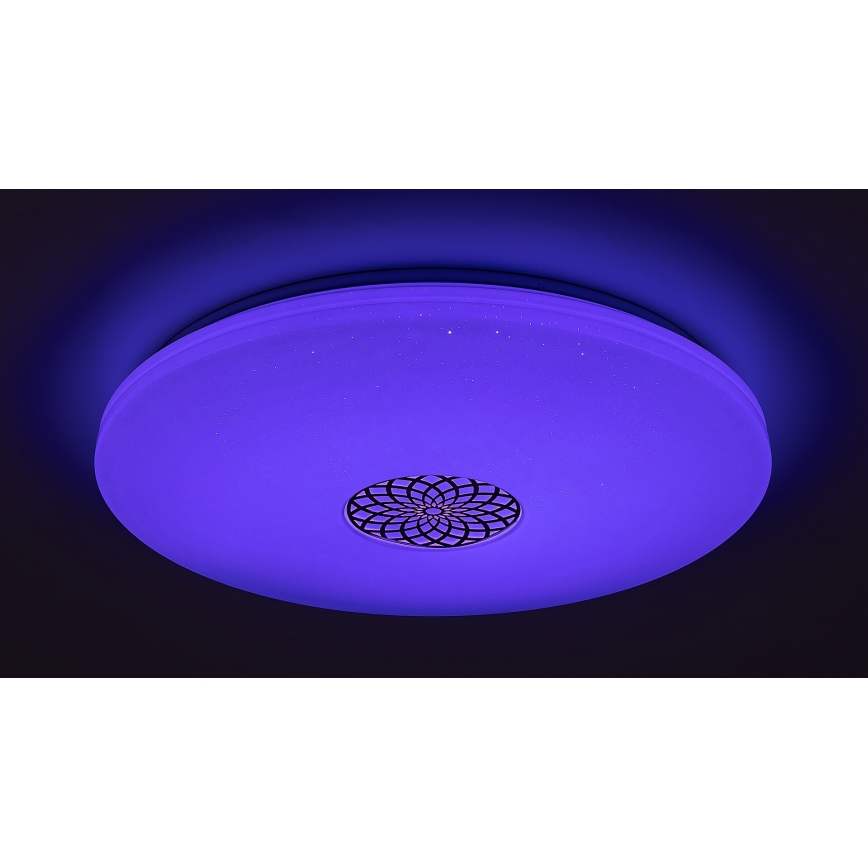 Rabalux - LED loftlampe dæmpbar RGB-farver LED/40W/230V 3000-6500K Wi-Fi Tuya diameter 60 cm + fjernbetjening