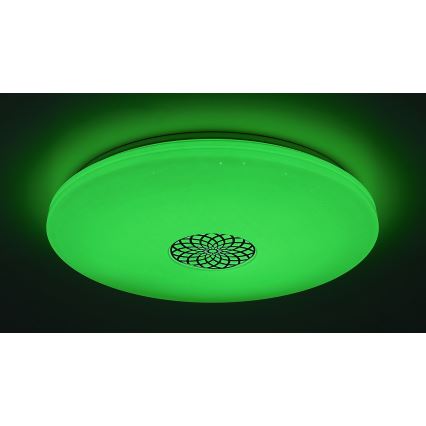 Rabalux - LED loftlampe dæmpbar RGB-farver LED/40W/230V 3000-6500K Wi-Fi Tuya diameter 60 cm + fjernbetjening