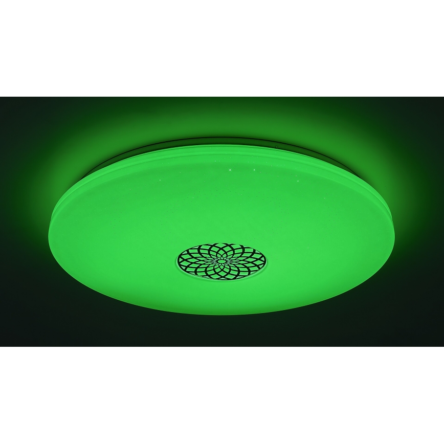 Rabalux - LED loftlampe dæmpbar RGB-farver LED/40W/230V 3000-6500K Wi-Fi Tuya diameter 60 cm + fjernbetjening