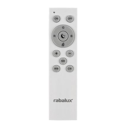 Rabalux - LED loftlampe dæmpbar RGB-farver LED/40W/230V 3000-6500K Wi-Fi Tuya diameter 60 cm + fjernbetjening