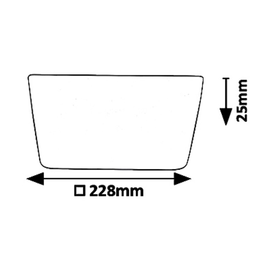 Rabalux 5374 - LED indbygningslampe OLEG LED/24W/230V