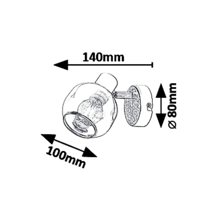 Rabalux 5397 - Vægspots SALAZAR 1xE14/40W/230V