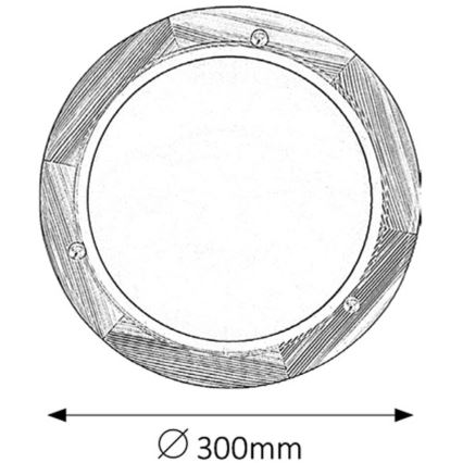 Rabalux - Loftlampe 1xE27/60W/230V diameter 30 cm