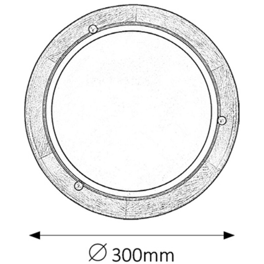 Rabalux - Loftlampe 1xE27/60W/230V diameter 30 cm