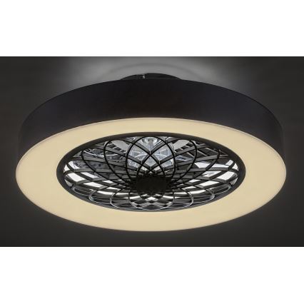 Rabalux - LED dæmpbar loftlampe med ventilator LED/35W/230V 3000-6000K + fjernbetjening
