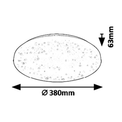 Rabalux 5436 - LED loftsbelysning ROB LED/32W/230V