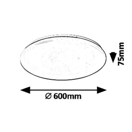 LED loftlampe dæmpbar LED/60W/230V