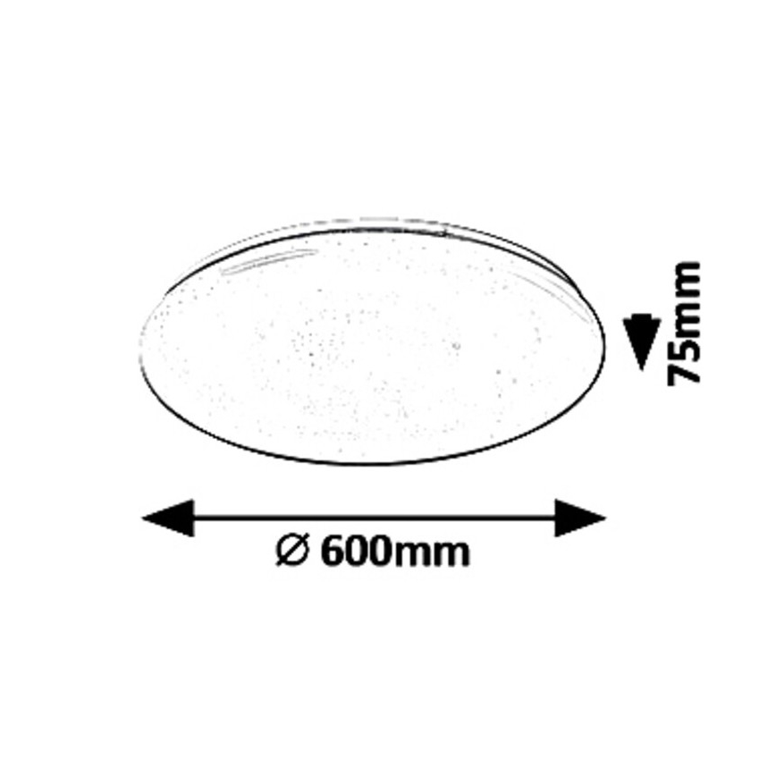 LED loftlampe dæmpbar LED/60W/230V