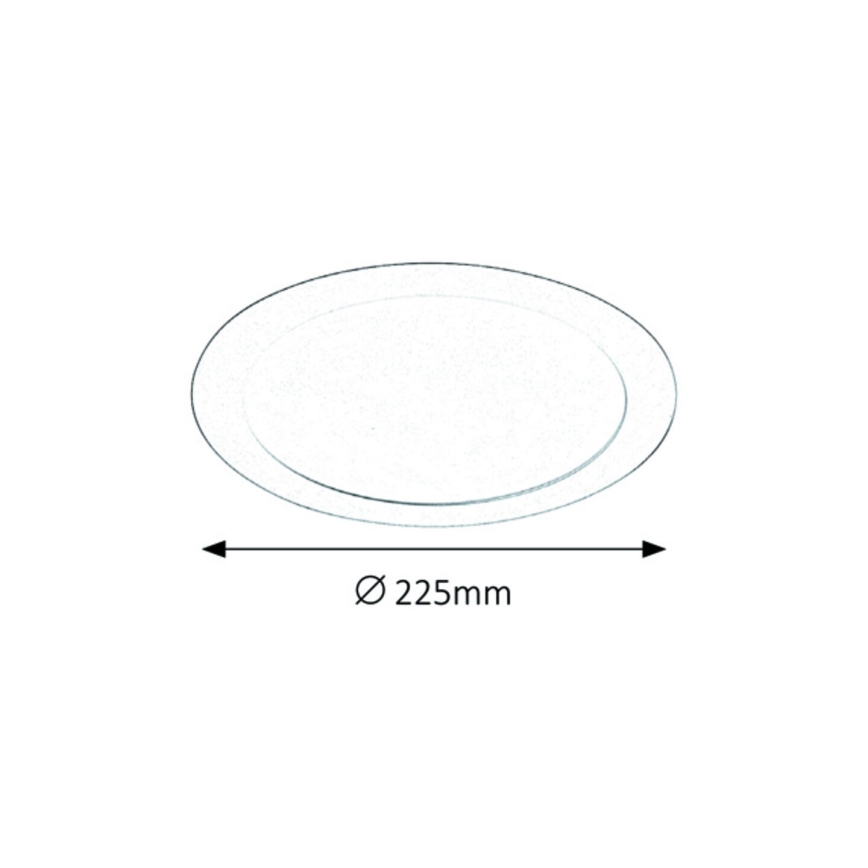 Rabalux - LED indbygningslampe LED/18W/230V